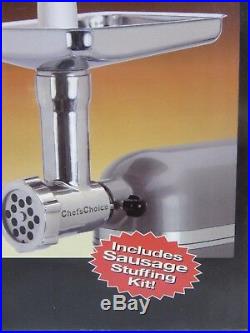 Chefs Choice metal STAINLESS STEEL 797 Meat Grinder for Kitchenaid Artisan