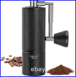 Chestnut C3S PRO Manual Coffee Grinder, Stainless Steel S2C Conical Burr Coffee