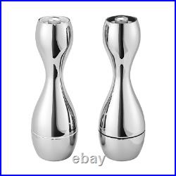 Cobra by Georg Jensen Stainless Steel Salt & Pepper Grinder Set New