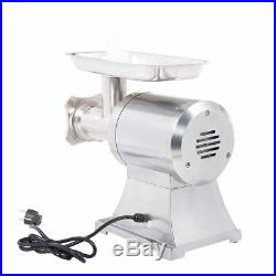 Commercial 1HP Heavy Duty 1100W Stainless Steel Electric Meat Grinder Machine