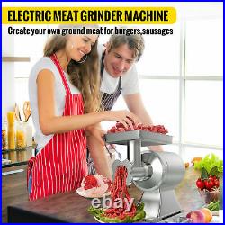 Commercial 550lbs/h Electric Meat Grinder 1100W Sausage Stuffer Filler