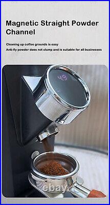 Commercial Coffee Bean Grinder Electric Dosing Grinder 60mm Burr Stainless Steel
