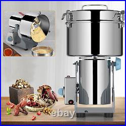 Commercial Electric Grinder Stainless Herb Coffee Bean Nuts Corn Pepper Milling