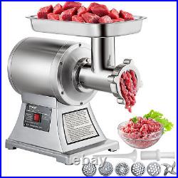 Commercial Electric Meat Grinder 1100W Stainless Steel 550lbs/h Heavy Duty #22