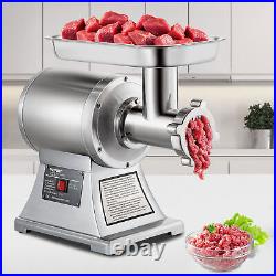 Commercial Electric Meat Grinder 1100W Stainless Steel 550lbs/h Heavy Duty #22