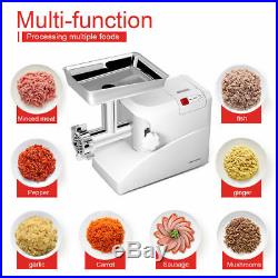 Commercial Electric Meat Grinder 3 Speeds Stainless Steel Heavy Duty 2000W 2.6HP