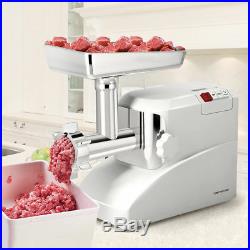 Commercial Electric Meat Grinder 3 Speeds Stainless Steel Heavy Duty 2000W 2.6HP