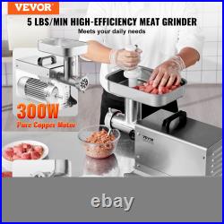 Commercial Electric Meat Grinder 300-1260lb/h Sausage Mincer Stuffer Stainless