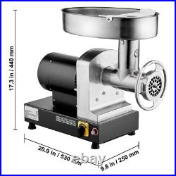 Commercial Electric Meat Grinder #8 Heavy Duty Sausage Maker Stainless Steel Commercial Electric Meat Grinder #8 Heavy Duty Sausage Maker Stainless Steel