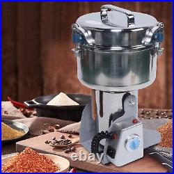 Commercial Electric Stainless Grain Grinder Mill Powder Flour Machine 4100W