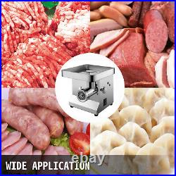 Commercial Electronic Meat Grinder 1100W 300kg/h Sausage Maker Stainless Steel
