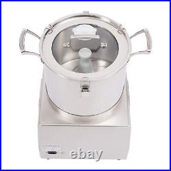 Commercial Food Processor Chopper Grinder Stainless Steel Electric 10L AC110V