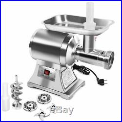 Commercial Grade 1HP Electric Meat Grinder 1100W Stainless Steel Heavy Duty #22