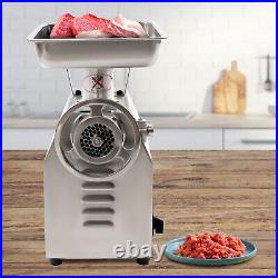 Commercial Grade 550lbs/h Electric Meat Grinder 1100W Stainless Steel Heavy Duty