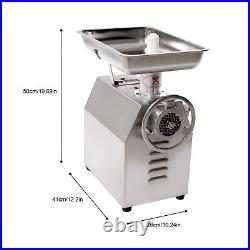 Commercial Grade Electric Meat Grinder Stainless Steel Heavy Duty 1100W 550LB/h