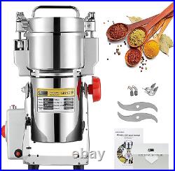 Commercial Grain Grinder High-Speed Electric Stainless Mill Spice Herb Cereal