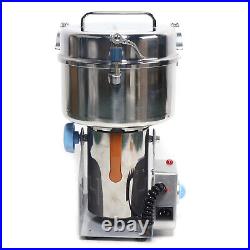 Commercial Grinder High-speed Electric Mill Spice Herb Cereal Grinder Stainless