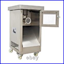 Commercial Meat Grinder Food Chopper Stainless Steel 300kg/h Output 8mm Hole