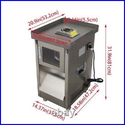 Commercial Meat Grinder Food Chopper Stainless Steel 300kg/h Output 8mm Hole