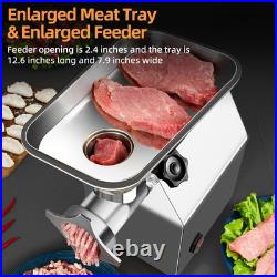 Commercial Meat Grinder Heavy Duty, 1100W Electric Stainless Steel Meat Grind Commercial Meat Grinder Heavy Duty, 1100W Electric Stainless Steel Meat Grind