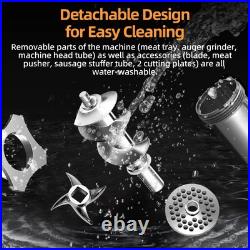 Commercial Meat Grinder Heavy Duty, 1100W Electric Stainless Steel Meat Grind Commercial Meat Grinder Heavy Duty, 1100W Electric Stainless Steel Meat Grind