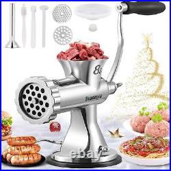 Compact Stainless Steel Meat Grinder with Sharp Blade Perfect for Home Cooking