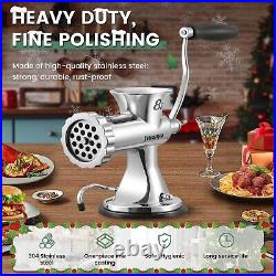 Compact Stainless Steel Meat Grinder with Sharp Blade Perfect for Home Cooking