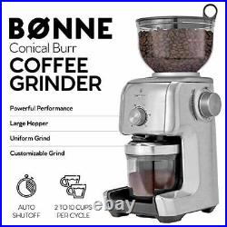 Conical Burr Coffee Grinder 16 Grind Settings Electric Coffee Bean Grinder Die C