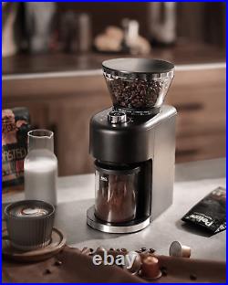 Conical Burr Coffee Grinder, Electric Coffee Grinder with 35 Grind Settings for