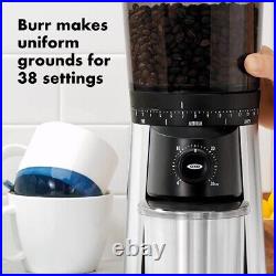 Conical Burr Coffee Grinder Stainless Steel 15 Grind Size Settings Coffee Grinde