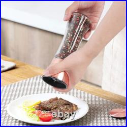Copper Stainless Steel Salt and Pepper Grinder Set Manual Himalayan Pink Salt Mi