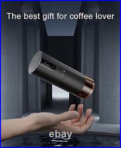 Cordless Burr Coffee Grinder Electricusb Rechargeable With Cnc Stainless Steel C