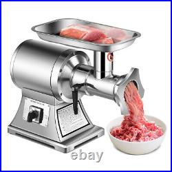 Costway Commercial Grade Meat Grinder Stainless Heavy Duty 1.5HP 1100W 550LBS/h