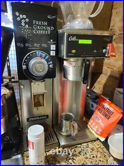 Curtis Alpha Stainless Steel Commercial Coffee Maker Brewer with Grinder