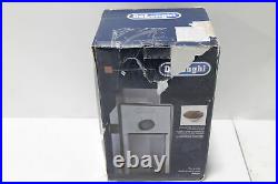 Delonghi Stainless Steel Electric Burr Coffee Grinder Grind 4-12-Cup Silver