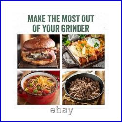 Durable Stainless Steel Grinder. 5HP, 7lbs/min Capacity for Fast Results Durable Stainless Steel Grinder. 5HP, 7lbs/min Capacity for Fast Results