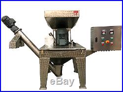 Dustless Hammer Mill Feed Grinder 15 HP 1000-2500 kg/hr KT 300C Stainless Steel