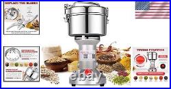 Efficient 550g Electric Spice Grinder with Overload Protection & Stainless Steel