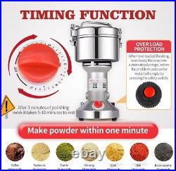 Efficient 550g Electric Spice Grinder with Overload Protection & Stainless Steel