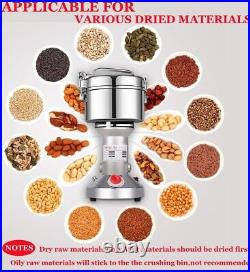 Efficient 550g Electric Spice Grinder with Overload Protection & Stainless Steel