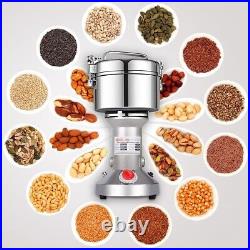 Efficient 550g Electric Spice Grinder with Overload Protection & Stainless Steel