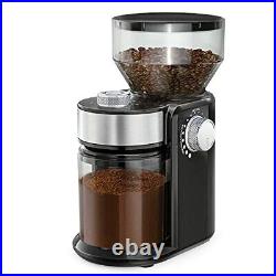 Electric Burr Coffee Grinder, Adjustable Burr Mill Coffee Bean Grinder with 18