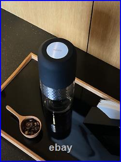 Electric Ceramic Conical Burr Coffee Grinder 5 Adjustable Grind Settings Who