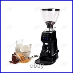 Electric Coffee Grinder Mill 1650g Plastic Hopper Stainless Steel Flat Burr 64mm