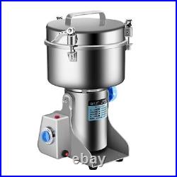 Electric Commercial Herb Grinder Stainless Steel Powder Machine Crusher 2500G Electric Commercial Herb Grinder Stainless Steel Powder Machine Crusher 2500G