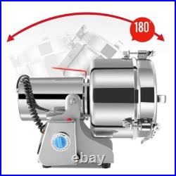 Electric Commercial Herb Grinder Stainless Steel Powder Machine Crusher 2500G Electric Commercial Herb Grinder Stainless Steel Powder Machine Crusher 2500G