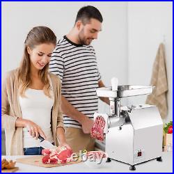 Electric Commercial Meat Grinder 1100W Sausage Stuffer Stainless Steel