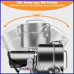 Electric Grain Grinder Stainless Steel Grain Mill Gr. Swing Grain Mill 2500g