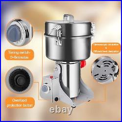 Electric Grain Grinder Stainless Steel Grain Mill Gr. Swing Grain Mill 2500g