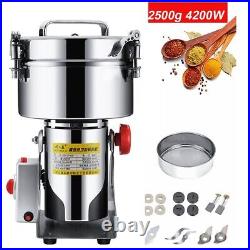 Electric Grain Mill Grinder 110V Spice Herb Grinder Stainless Steel Coffee Grind